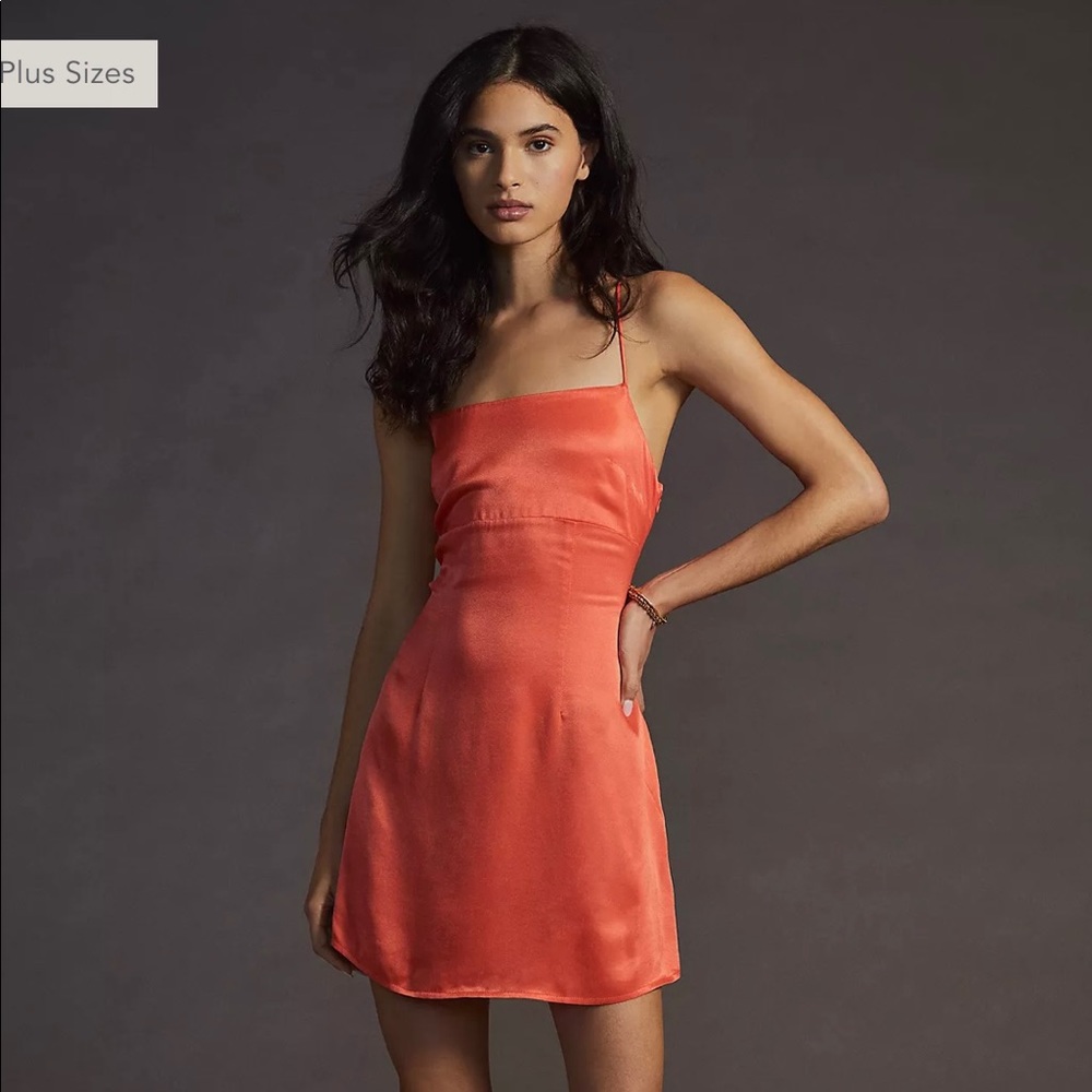 Anthropologie silk dress